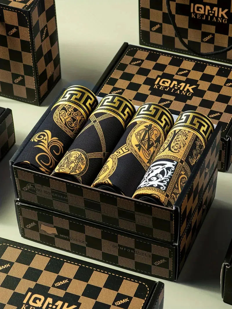 Black Gold Comfy Stretchy Boxer