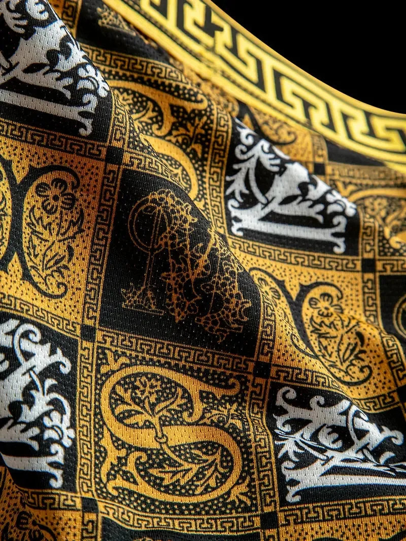 Black Gold Comfy Stretchy Boxer