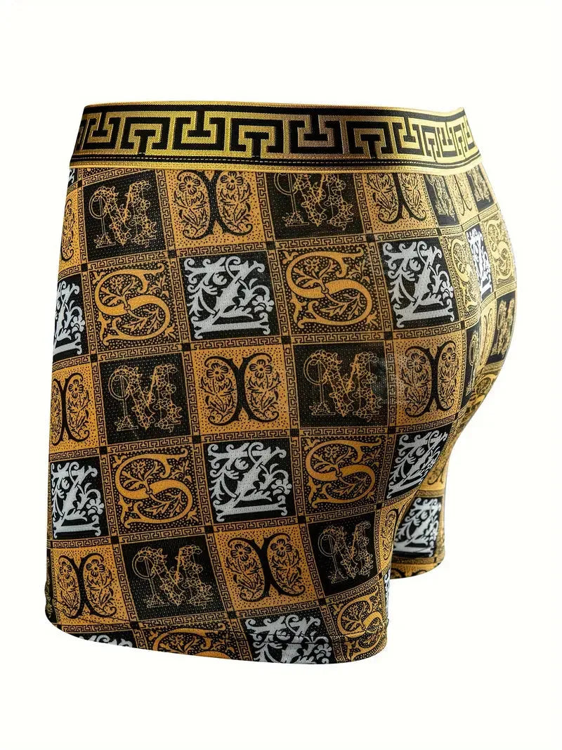 Black Gold Comfy Stretchy Boxer