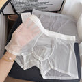 8 PCS Men Ice Silk Antibacterial Boxer Briefs